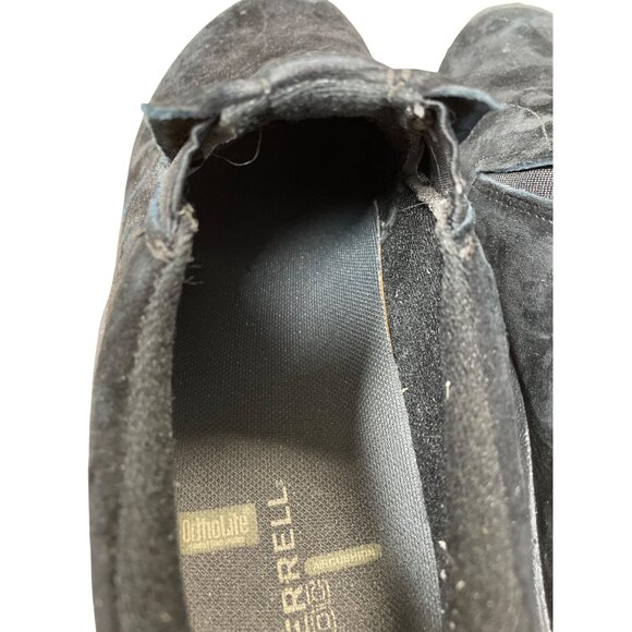 Merrell Moc Jungle Midnights Mens Black suede casual slip on shoes Sz 9.5 SKU 93 - Picture 7 of 16